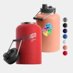 Custom 128 oz RTIC® Stainless Steel Vacuum Insulated Water Jug