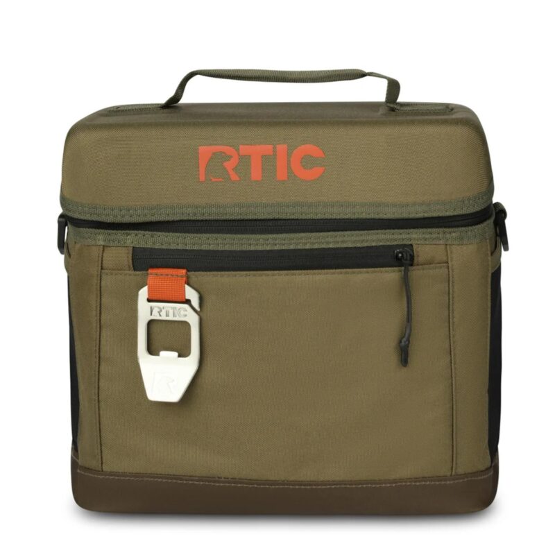 Custom 15-Can RTIC® Soft Pack Insulated Cooler Bag w/ Bottle Opener 11" x 10.5" - 1
