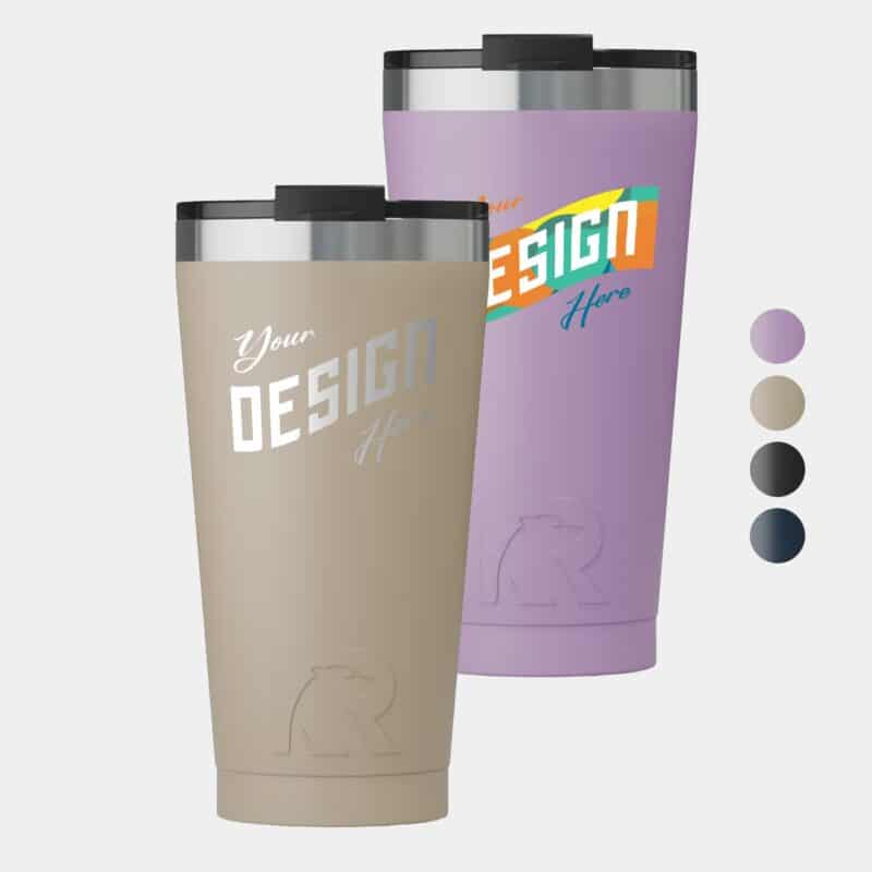 Custom 16 oz RTIC® Stainless Steel Ceramic Lined Essential Pint Tumbler