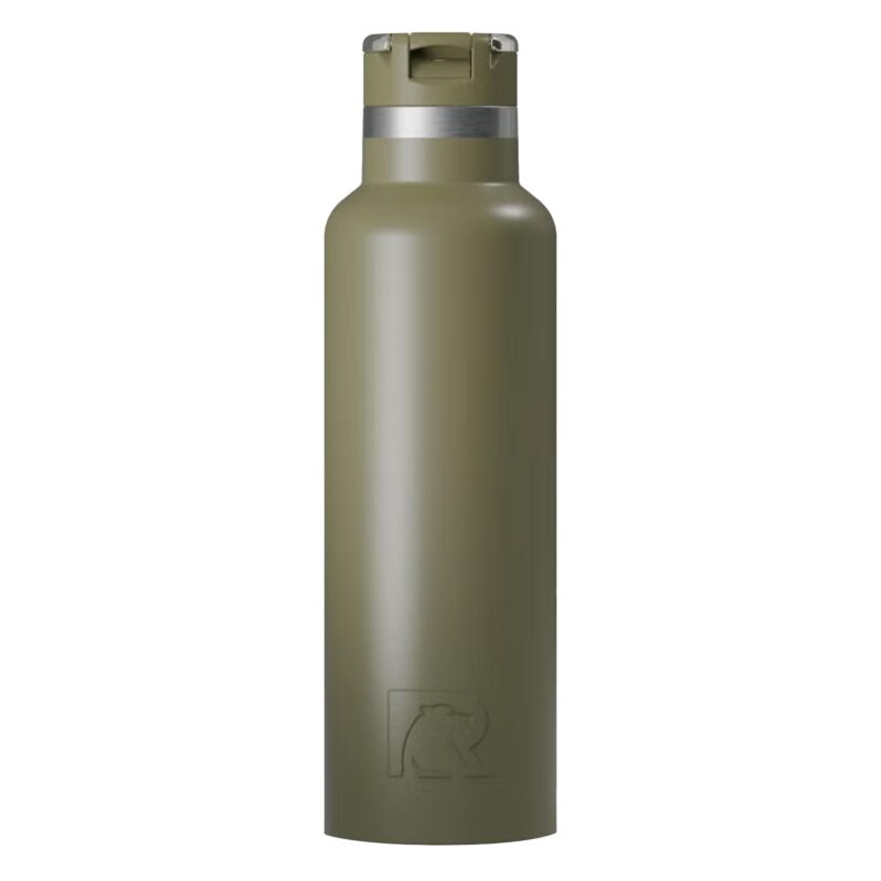 Custom 20 oz RTIC® Leak-Resistant Ceramic Lined Journey Water Bottle w/ Straw Lid - 2