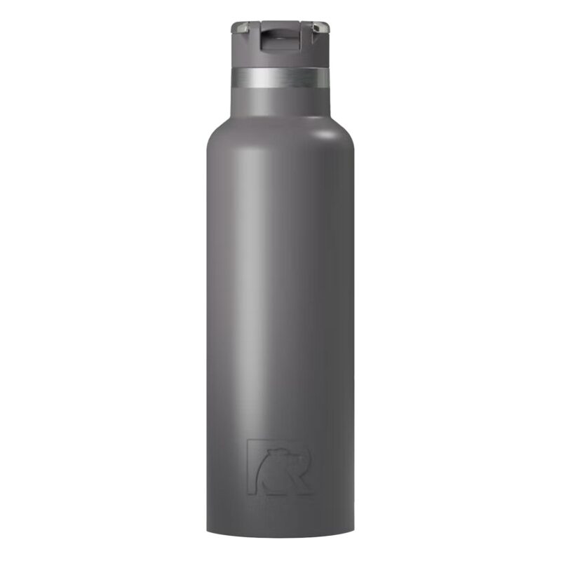 Custom 20 oz RTIC® Leak-Resistant Ceramic Lined Journey Water Bottle w/ Straw Lid - 5