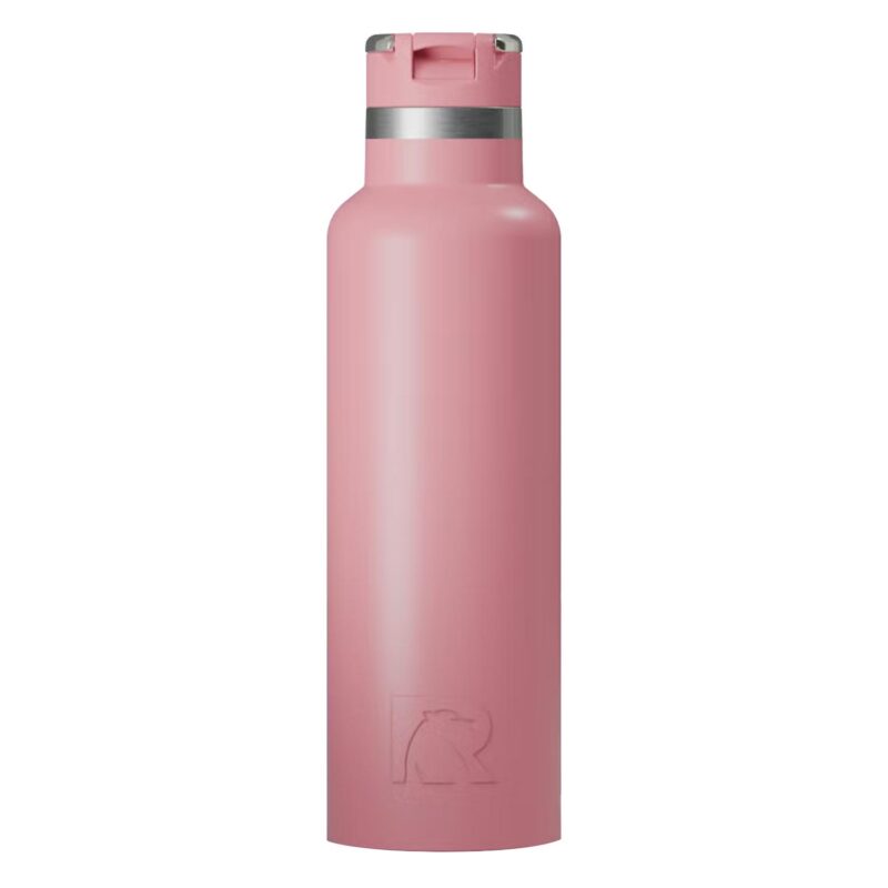 Custom 20 oz RTIC® Leak-Resistant Ceramic Lined Journey Water Bottle w/ Straw Lid - 9