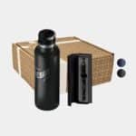 Custom 20 oz RTIC® Leak-Resistant Water Bottle & Chrome Trim Pen Gift Set
