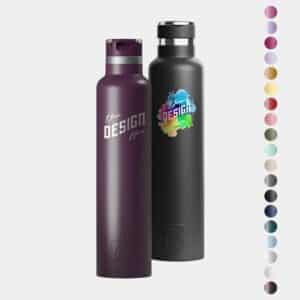 Custom 26 oz RTIC® Leak-Resistant Ceramic Lined Journey Water Bottle w/ Straw Lid