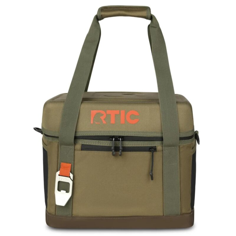 Custom 28-Can RTIC® Soft Pack Insulated Cooler Bag w/ Bottle Opener 13" x 12" - 9