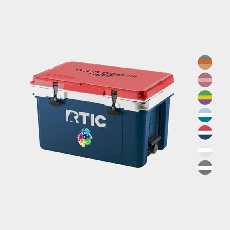 Custom 32 QT RTIC® Insulated Ultra-Light Hard Cooler Ice Chest 23" x 14.5"