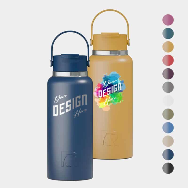 Custom 32 oz RTIC® Stainless Steel Vacuum Insulated Water Bottle