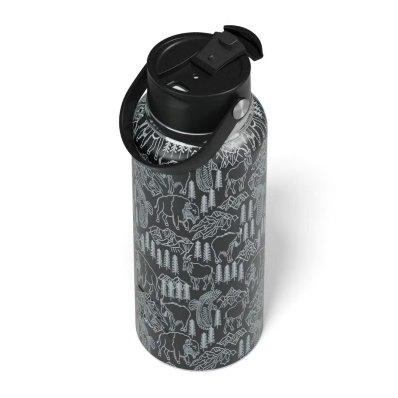 Custom 32 oz RTIC® Wild Flavored Stainless Steel Ceramic Lined Outback Water Bottle - 3