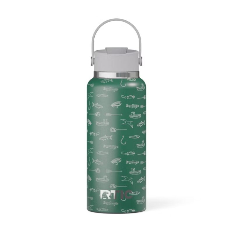 Custom 32 oz RTIC® Wild Flavored Stainless Steel Ceramic Lined Outback Water Bottle - 4