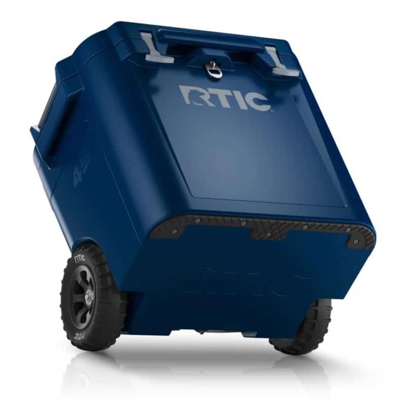 Custom 45 QT RTIC® Insulated Ultra-Tough Wheeled Cooler Ice Chest (23"x20.75") - 8
