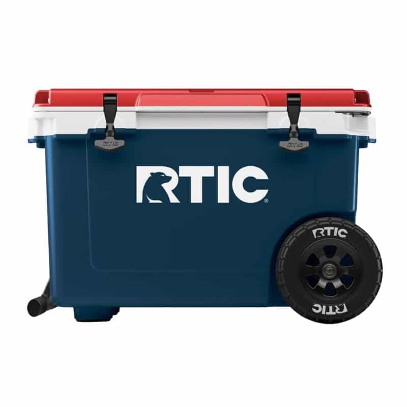 Custom 52 QT RTIC® Insulated Ultra-Light Wheeled Hard Cooler Ice Chest 29" x 18.75" - 1