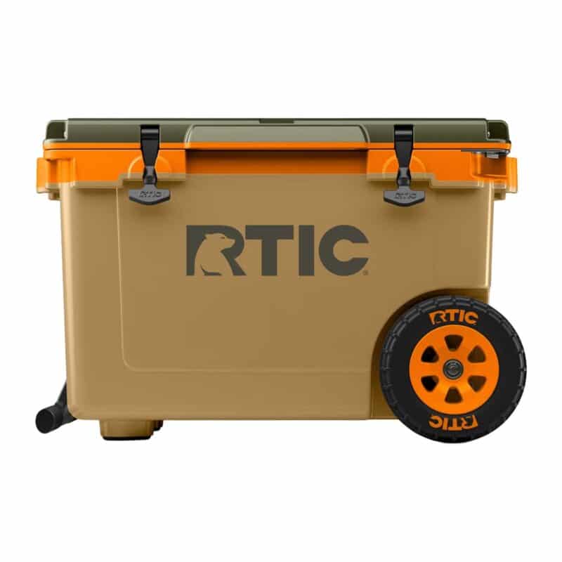 Custom 52 QT RTIC® Insulated Ultra-Light Wheeled Hard Cooler Ice Chest 29" x 18.75" - 6