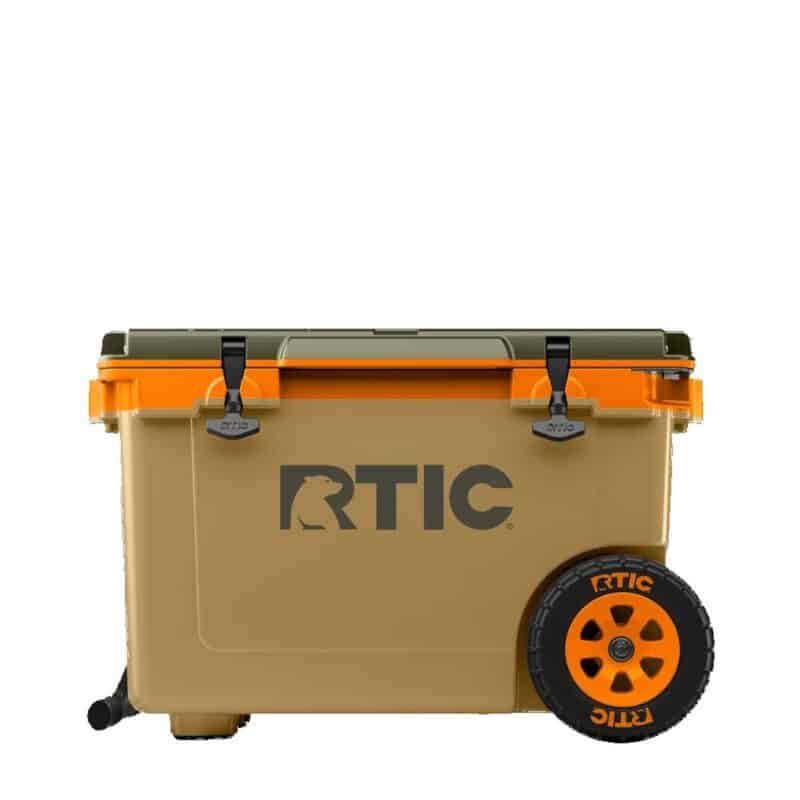 Custom 52 Qt. RTIC Ultra Light Cooler with Wheels - 4
