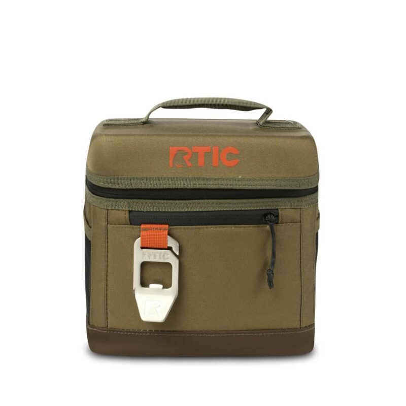 Custom 6-Can RTIC® Soft Pack Insulated Cooler Bag w/ Bottle Opener 8.5" x 7.5" - 7