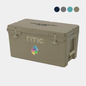 Custom 65 QT RTIC® Insulated Ultra-Tough Hard Cooler Ice Chest 31.6" x 17"