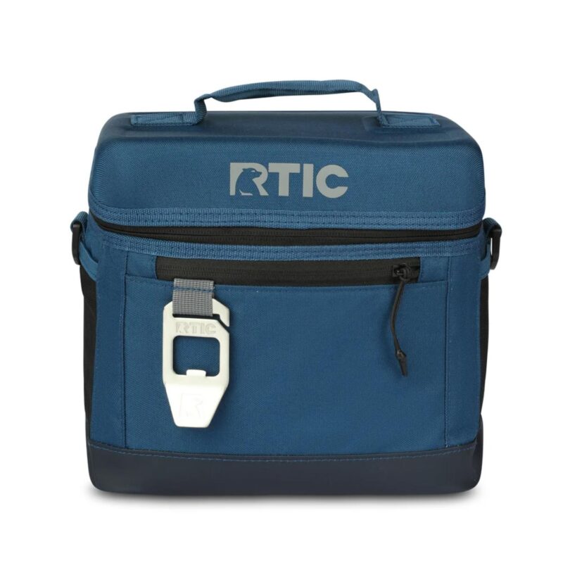 Custom 8-Can RTIC® Soft Pack Insulated Cooler Bag w/ Bottle Opener 10" x 8.5" - 1