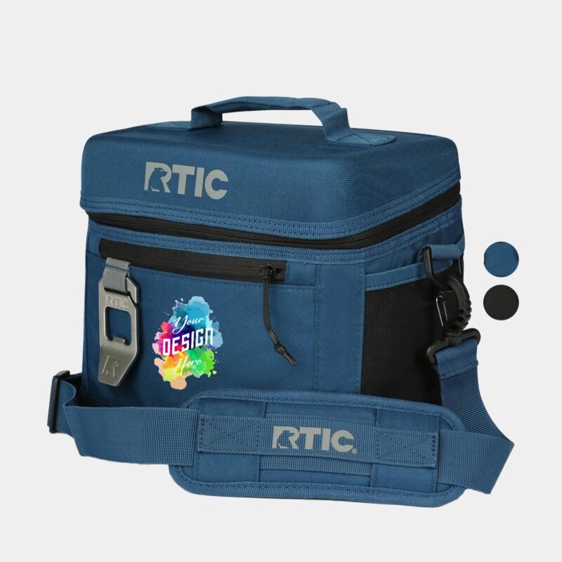 Custom 8-Can RTIC® Soft Pack Insulated Cooler Bag w/ Bottle Opener 10" x 8.5"