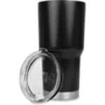 Custom Engraved RTIC 30 Oz. Black Stainless Steel Tumblers - 1