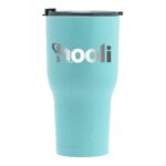 Custom Engraved RTIC 30 Oz. Teal Stainless Steel Tumblers
