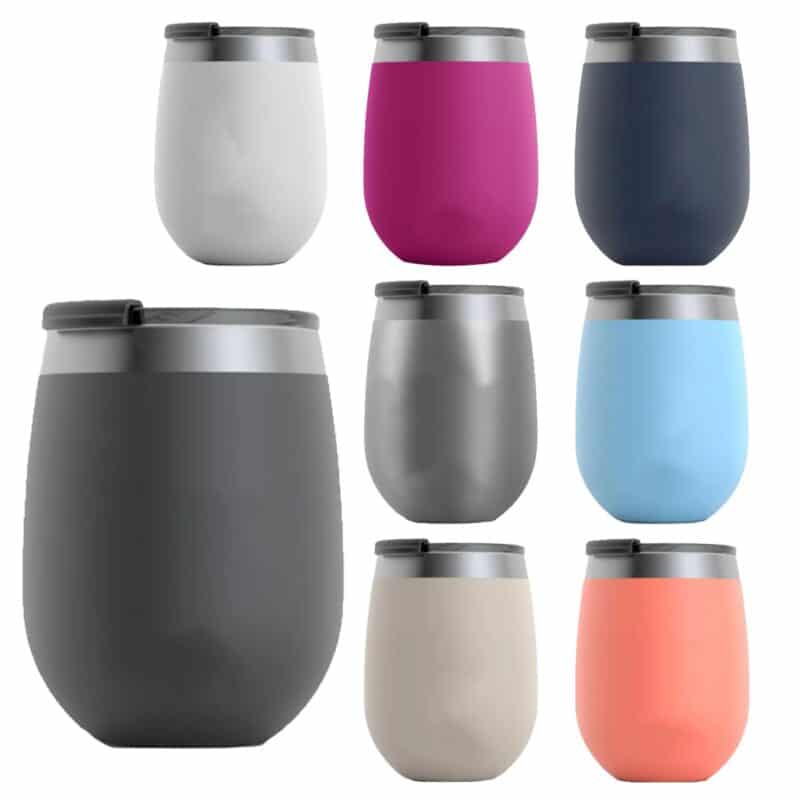 Custom RTIC 10oz. Stainless Steel Stemless Wine Tumblers - 1