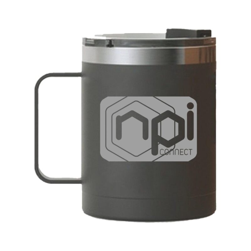 Custom RTIC 12oz Stainless Steel Ringed Coffee Mugs - 2