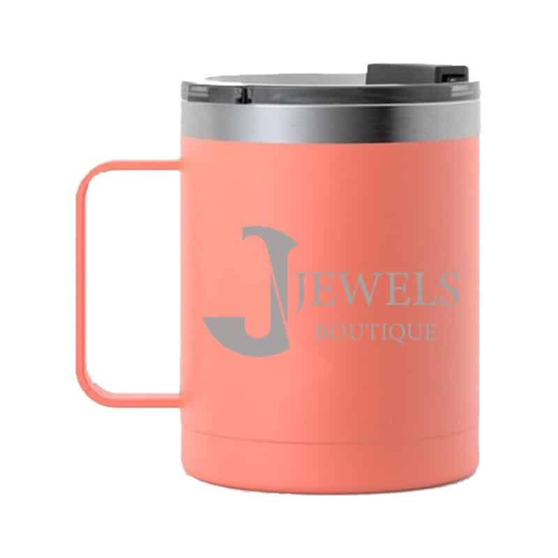 Custom RTIC 12oz Stainless Steel Ringed Coffee Mugs - 6