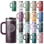 Custom RTIC 16oz Ringed Stainless Steel Ceramic Lined Travel Mug