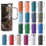 Custom RTIC 16oz. Ringed Stainless Steel Travel Mug - 1