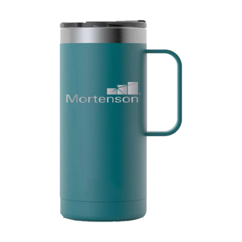 Custom RTIC 16oz. Ringed Stainless Steel Travel Mug - 4