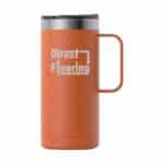 Custom RTIC 16oz. Ringed Stainless Steel Travel Mug - 8