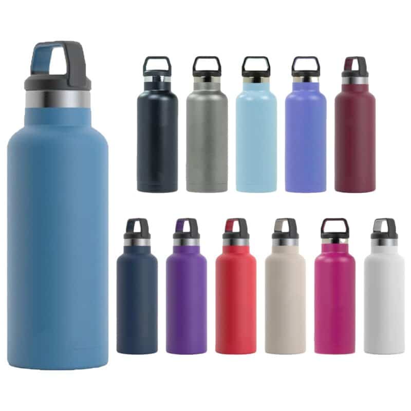 Custom RTIC 16oz Ringed Stainless Steel Water Bottles - 1