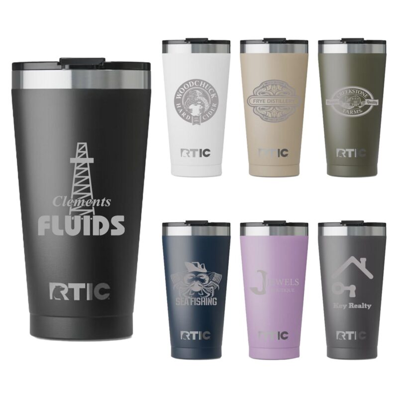 Custom RTIC 16oz Stainless Steel Ceramic-Lined Essential Pints