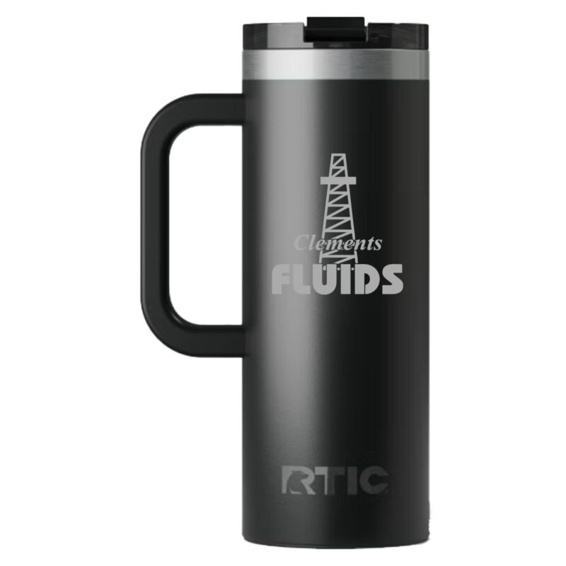 Custom RTIC 20oz Ringed Stainless Steel Ceramic Lined Travel Mug - 2