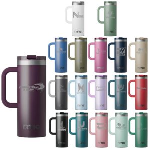 Custom RTIC 20oz Ringed Stainless Steel Ceramic Lined Travel Mug