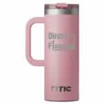 Custom RTIC 20oz Ringed Stainless Steel Ceramic Lined Travel Mug - 6