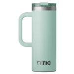 Custom RTIC 20oz Ringed Stainless Steel Ceramic Lined Travel Mug - 9