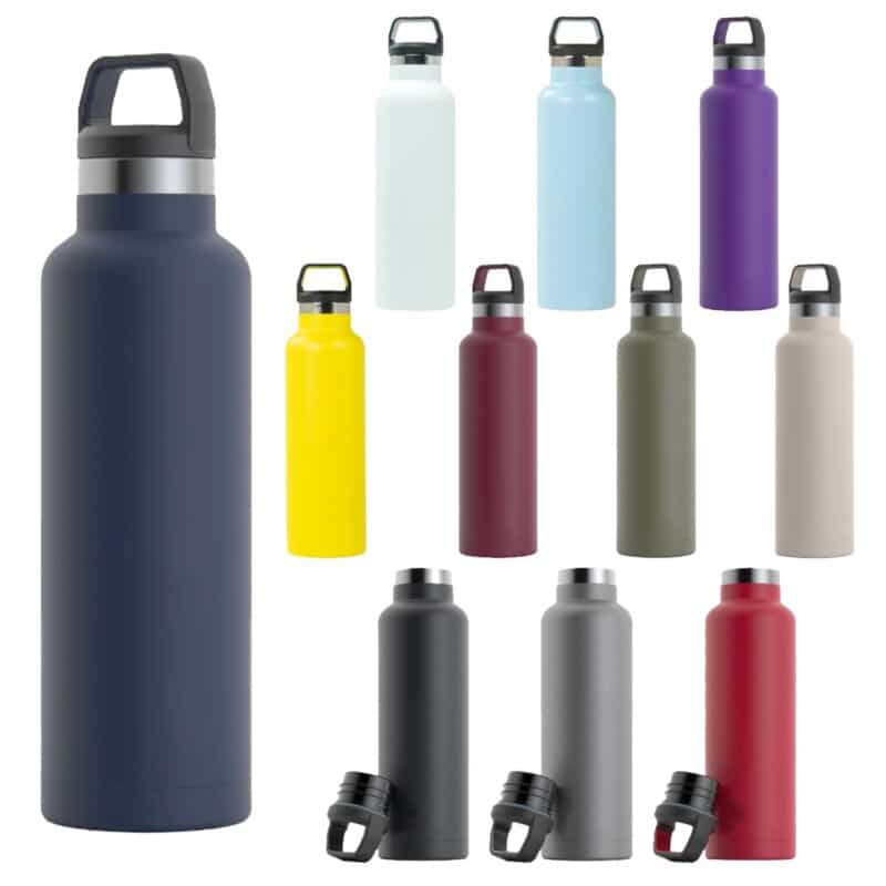 Custom RTIC 20oz Ringed Stainless Steel Water Bottle - 1