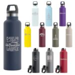 Custom RTIC 20oz Ringed Stainless Steel Water Bottle