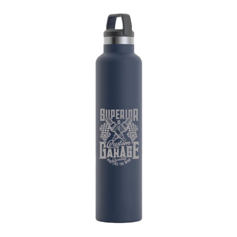 Custom RTIC 26oz Ringed Stainless Steel Water Bottles - 4