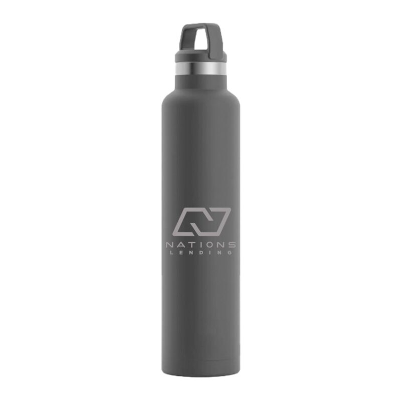 Custom RTIC 26oz Ringed Stainless Steel Water Bottles - 6