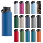 Custom RTIC 32oz Ringed Stainless Steel Bottles - 1