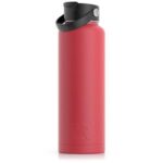 Custom RTIC 40 Oz. Coral Red Bottle