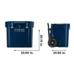 Custom RTIC 45 qt Wheeled Ultra Tough Cooler - 4