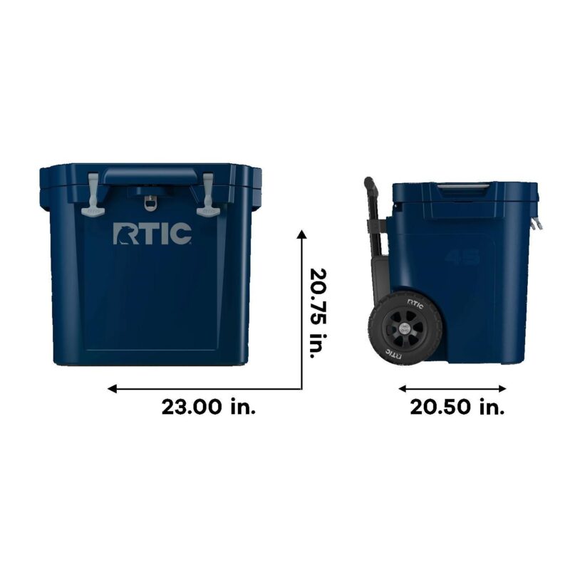 Custom RTIC 45 qt Wheeled Ultra Tough Cooler - 4