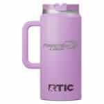 Custom RTIC 64oz Ringed Stainless Steel Ceramic Lined Travel Mug - 5