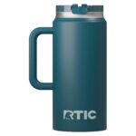 Custom RTIC 64oz Ringed Stainless Steel Ceramic Lined Travel Mug - 9