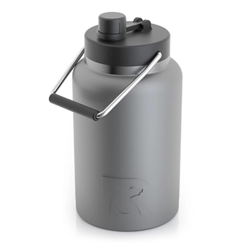 Custom RTIC Engraved Half Gallon Graphite Jug