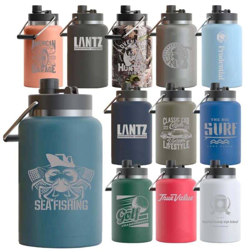 Custom RTIC Half Gallon Stainless Steel Jugs