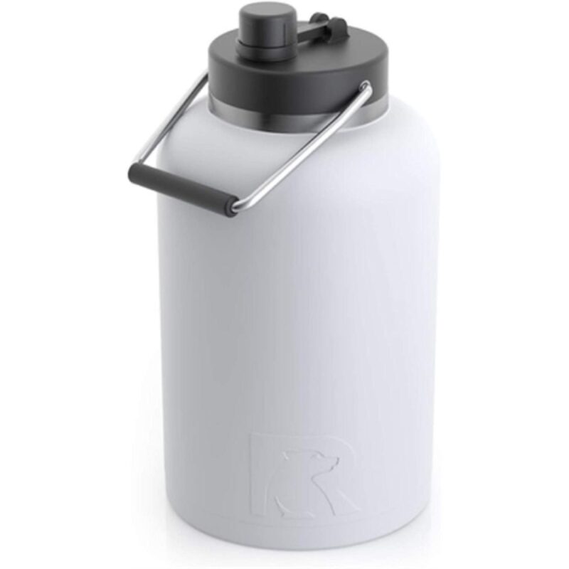 Custom RTIC White Gallon Jug