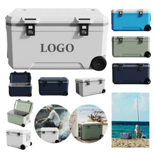 Custom RTIC® 52-Quart Ultra-Lightweight Wheeled Hard Cooler with Insulation